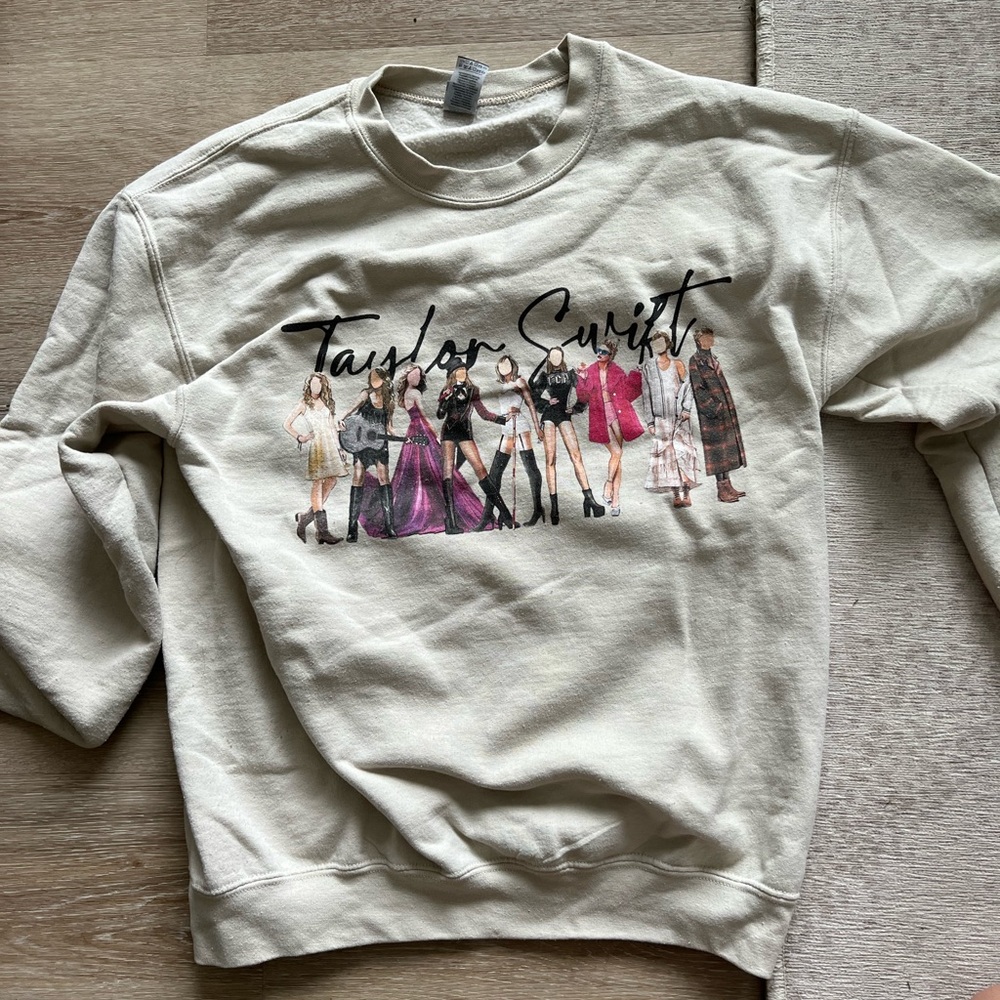 off brand taylor swift eras pullover